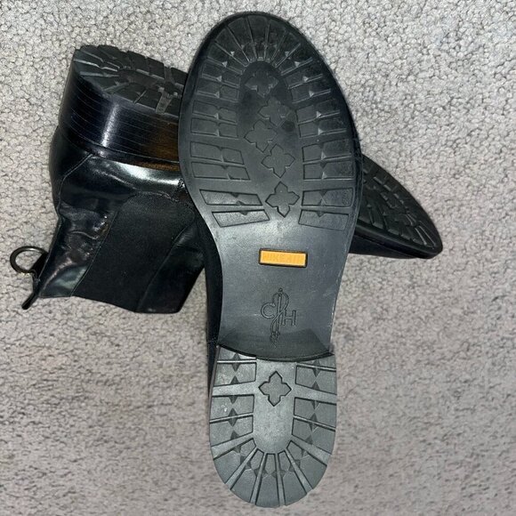 COLE HAAN NIKE AIR Black Leather EVAN CHELSEA Ankle Boot Bootie -Women's 8AA - Picture 6 of 13
